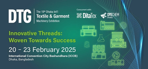 WE WILL BE PRESENT AT DTG DHAKA 2025 - Dhaka Int'l Textile & Garment Machinery Exhibition